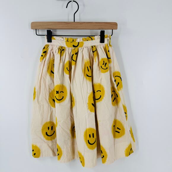 Molo “Happy Together” Skirt Smiley Face Print Organic Cotton Size 110/116 (5–6Y) - Picture 1 of 7
